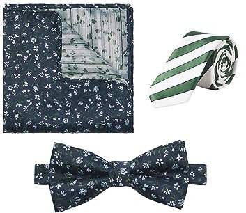 JACK & JONES Caja de Regalo de Jacaldrin Pajarita, Amazon, Talla única para Hombre