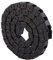 Cable De Cadena De Arrastre, Cadena de Transmisión de Plástico, Cadena de Arrastre de Nylon Negro Soporte de Cable, para Máquinas CNC de Cableado de Impresoras 3D 1M 10 * 10mm Tokaneit
