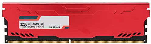 Desktop RAM Memory Modules, DDR4 XMP 3600MHz PC4 28800U Gaming Memory Module, Aluminum Alloy Housing,1.35V UDIMM Desktop Memory Module (32GB)