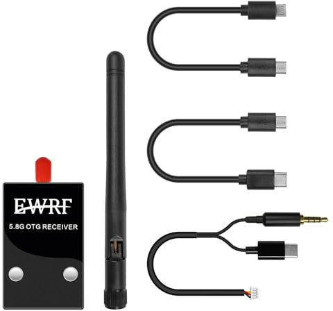 Radiolink 5.8G 48CH Drahtloser Bildübertragungsempfänger für FPV für RC-Sender RC8X/Android Phone/Tablet