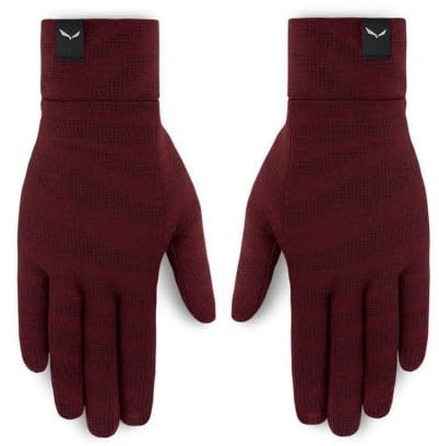 Salewa Cristallo Merino Handschuhe Damen, Rot, 5/XS