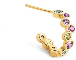 SINGULARU Einzelner Ohrring XS Bubbles vergoldet Damenschmuck