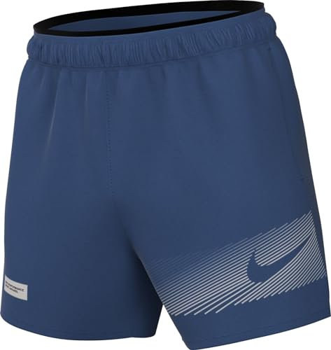 Nike Herren Shorts M Nk Challenger 5Bf Shrt Flash, Court Blue/Black/Black/Reflective Silv, FN3048-476, XL