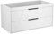 UEV Waschbeckenunterschrank hängend 90cm breit, Waschtischunterschrank, Badezimmerschrank mit 2 Schubladen, Unterschrank,Waschtisch,Badezimmmer Möbel für Gäste WC, Badmöbel Set für Badezimmer, Weiß