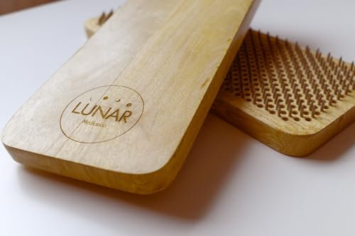 Generisch Lunar Meditation Sadhu Board aus 100% Mangoholz mit hochwertigen Edelstahl Nägeln zur Mediation und Fokus auf das innere Ich/Schmerztherapie/Aneignung von Mut/Aufbau von Vetrauen