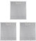 anwhriet Cooker Hood Filter Replacement320X260mm, Metal Extractor Fan Vent Filters For Kitchen, Aluminum Mesh Oven Hood Grease Filters 3pcs