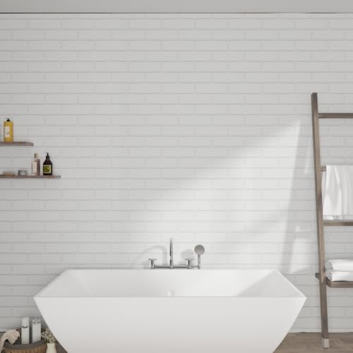 NRG London Tile 1m Wide x 2.4m Long Large Bathroom Panels Shower Wall PVC Cladding Kitchen Ceiling Panels 1 PCS