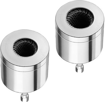2 Pezzi Spazzola per la Pulizia dei Tubi in Rame, Diametro interno 15 mm e 22 mm, Facile da Installare, Facile da Trasportare, Adatta per Pulire i Tubi in Rame Prima Della Saldatura (2)