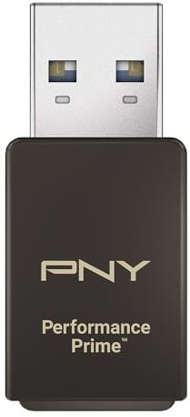 PNY Performance Prime™ USB 3.2 Gen 1 microSD Flash Memory Card Reader – Ultra-Fast Speeds, Read 200MB/s, Write 150MB/s, Type-A, For USB 3.2 Gen 1/USB3.0 Equipped Host Devices