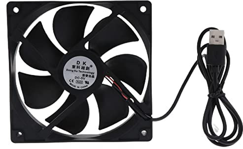 120x120x25mm Fan 12025 5V Brushless Computer Cooling Fan 1500RPM USB 2 Pin Porous Bearing PC Computer Case