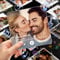 UNIGIFT Custom Music Fridge Magnets for Him Her Couple on Valentines Day, Personalised Photo Gifts for Women Men on Anniversary Day, Unique Birthday Gifts for Girlfriend Boyfriend(Recording Support)
