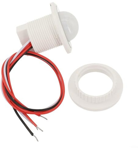Mini détecteur de mouvement infrarouge DC5 24 V avec fonctions photosensibles et retard pour plus de commodité
