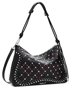 Desigual Schultertasche Umhängetasche Leiria Yankee Shoulder Bag Black schwarz