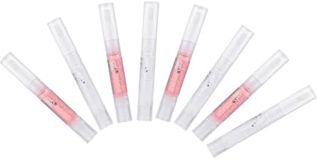 minkissy 8pcs Nail Care Essential Oil Cuticle Oil Pen Nail Nutrition Pen for Manicure Nourish Hydrate Essential and Almond