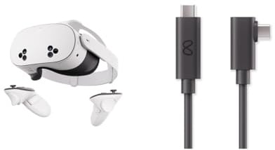 Meta Quest 3S 128 GB Headset + Link Cable