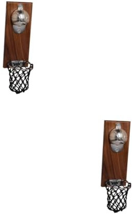 Mobestech 2pcs Basketball Bottle Opener Tool Key Shaped Home Restaurant Accessory