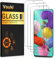 Vauki 3 Pièces Verre Trempé pour Samsung Galaxy A51, Ultra Résistant Film Protection Écran, HD Ultra Transparent, Sans Bulles, Dureté 9H Glass, Vitre Protecteur 6,5, Clear