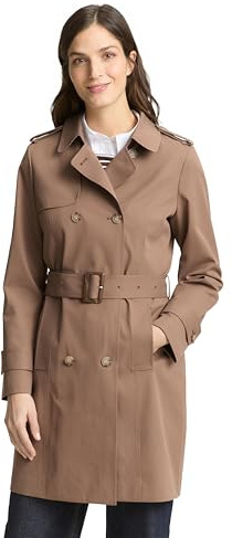 TOM TAILOR Damen Basic Trenchcoat
