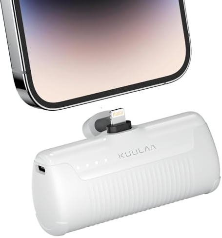 Mini Powerbank für iPhone,4500mAh PD Schnellladefunktion Power Bank Klein,Niedlich Handy Akkupack für iPhone 14 Pro Max/14/13/12/11/XR/X/8/7/6/SE usw