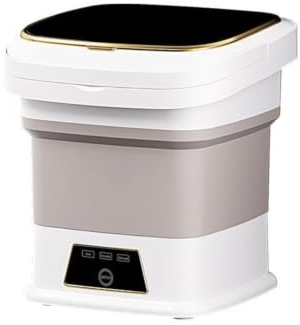 Mini Waschmaschine,13L Miniwaschmaschine Camping Waschmaschine Klein mit Abnehmbarer Trockenkorb 3 Modi Tiefenreinigung Portable Mini Washing Machine,Reisewaschmaschine für Unterwäsche, Babykleidung