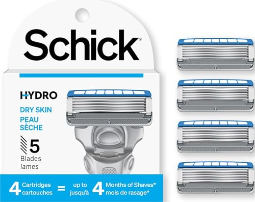 Schick Hydro 5 Blade Refill, 4 Count