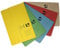 Q-Connect Document Wallets Foolscap Assorted (Pack of 50) KF01490