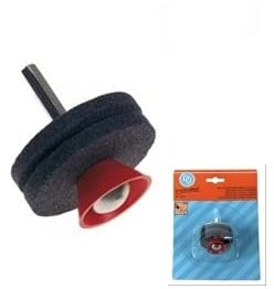 GrecoShop Pietra/Mola affilatutto/Affilatrice coltelli per Trapano PG Professional (cod.:3882)