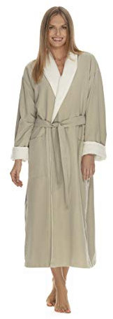 Boca Terry, Damen- und Herren-Bademantel, luxuriöse Mikrofaser, Größe M/L, XXL & XXXXL