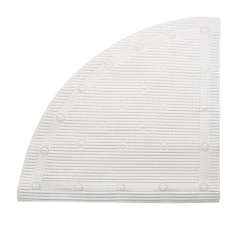 Isagi Non Slip White Quadrant Shower Mat 60 x 60cm