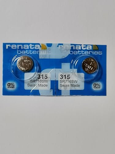 Renata Batterie 315 SR716SW, 2 Stück