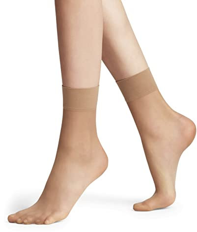 FALKE Damen Socken Pure Matt 20 DEN W SO Transparent einfarbig 1 Paar, Beige (Sun 4299), 39-42