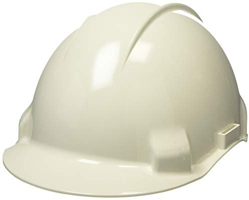 3M G31NUW G3001 Schutzhelm mit Uvicator, unbelüftet, Ratsche und Kunststoffschweißband, Weiß