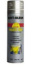 RUST-OLEUM 2115 Hard Hat Topcoat Metallic, The Nr. 1 Industrial Paint Aerosol. Go Further, Work Faster, Last Longer!, Bright aluminium