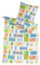 Dreamhome 100% Baumwolle Kinder Bettwäsche 135x200 cm für Jungen Baustelle Werkzeuge Kissenbezug 80x80 für Kinderbett