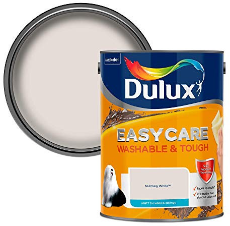 Dulux Easycare Washable & Tough Matt Emulsion Paint - Nutmeg White - 5L