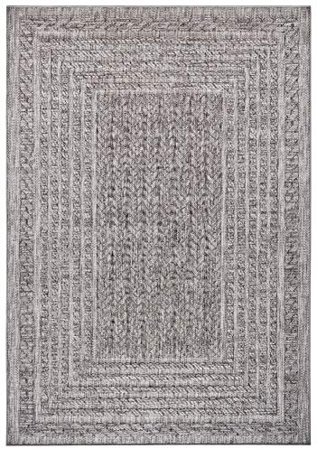Bougari Limonero Teppich für den Außenbereich, Hellgrau, 120 x 170 cm