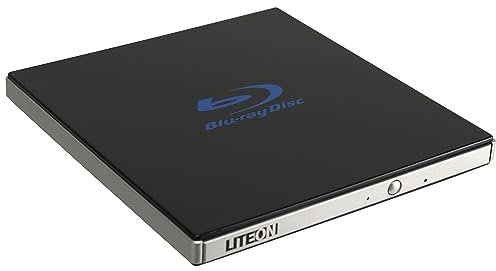 LiteOn EB1 Black Ultra Slim External USB 3.0 UHD 4K Blu-Ray/DVD Writer