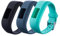 eFithy Ersatz-Armband für Garmin Vivofit 3 / Vivofit Jr, Schwarz + Blaugrün + Schiefer.