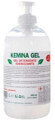 Igienizzante mani gel 500ml con dosatore alcool 70% elimina batteri non unge.