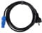 Pronomic Stage EUPP-3 Netzkabel - Kabel zur Stromversorgung - Für Aktiv-Lautsprecher und Scheinwerfer - Schuko-Stecker auf Powercon-kompatibler Stecker - Farbe: Schwarz - Länge: 3 m