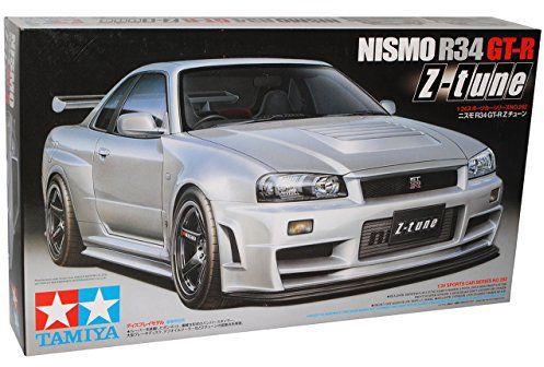 Tamiyia Nisan Skyline R34 Nismo Silber Z-Tune GT-R 1998-2002 24282 Kit Bausatz 1/24 Modell Auto Modell Auto