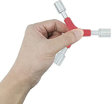 AIYIBEN Three Way Socket Wrench, Hexagonal 8MM, 9MM, 10MM, with Comfortable Ergonomic Y-Shaped Handle, Used for Daily Maintenance and DIY of Bicycles. (Socket Wrench)
