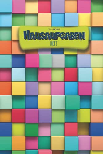 Hausaufgabenheft: Schülerkalender Gymnasium Jungen Mädchen für 1 Schuljahr Schulplaner Grundschule Motiv: Cubes CFP-CU01