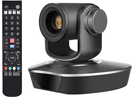 iTOPVIS Conference Camera Video Conferencing Solution with USB3.0/HDMI/IP Outputs, 1080p, 10X Optical Zoom Camera for Church IP Live Streaming, Bussiness Meetings and Education Events (V110U3)