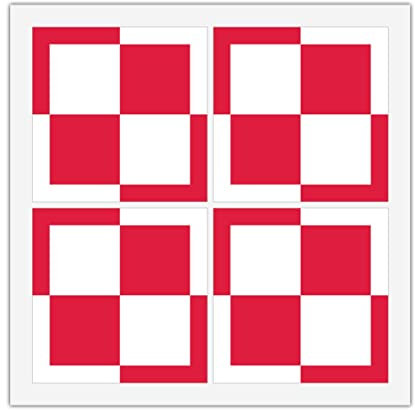 4 x Polnische Luftwaffe Flagge Vinyl Aufkleber für Auto iPad Stoßstange Van LKW