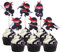 36 Stück Ninja Cupcake Toppers Ninja Muffin Dekoration Kampfsport Karate Kung Fu Krieger Kuchendekoration Ninja Thema Baby Shower Kinder Geburtstag Party Kuchen Dekorationen Zubehör