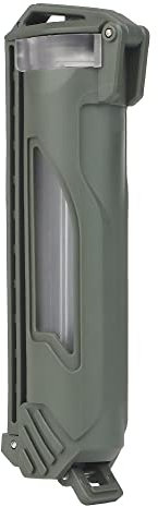 WarmHeartting Tactical Multifunktionaler wasserdichter MOLLE-Batteriebehälter/Koffer/Kasten/Organizer/Halter für Batterien CR123/AAA/AA, Army Green
