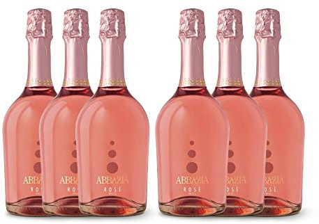 abbazia Atmosphere Moscato spumante rosè dolce (pacco da 6 bt x 0,75 L)