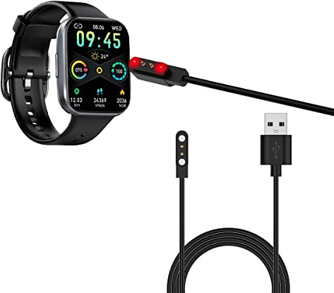 yiqungo Cargador de reloj inteligente, cable de carga USB magnético para reloj inteligente MOLOCY Jugeman Q23
