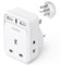 AODENG Multi Plug Adaptor with 3 USB, 13A UK Multi Plug Extension with 2 Shaver Adapter Plug UK, Multi USB Plug Adapter Extensions Cube for Home, Office, Kitchen, Travel.